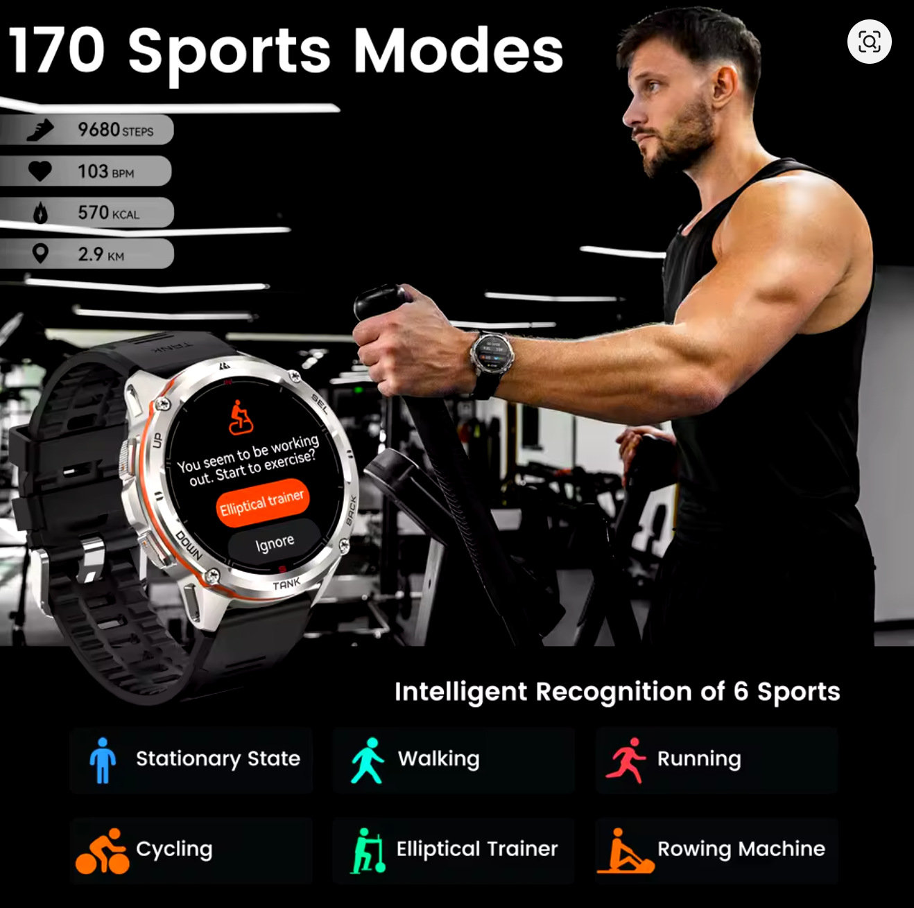 NEW KOSPET TANK T3 Ultra GPS Smart Watches