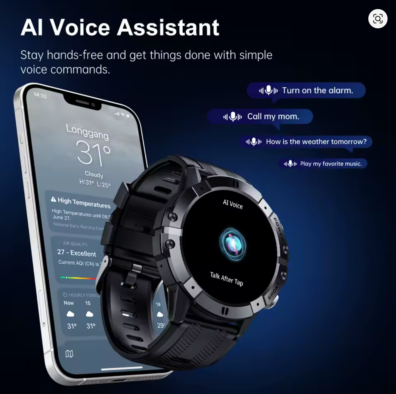 Outdoor Sports Smart Watch